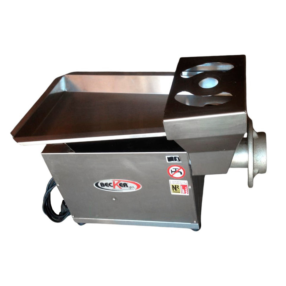 SEMINOVO - Moedor Picador Carne Boca 10 motor 1/2 HP MBI-10 Bivolt - Becker