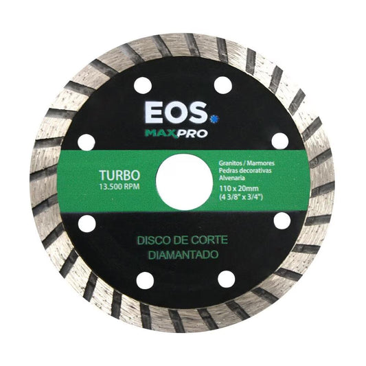 Disco Serra Mármore Diamantado Turbo EOS 110mm