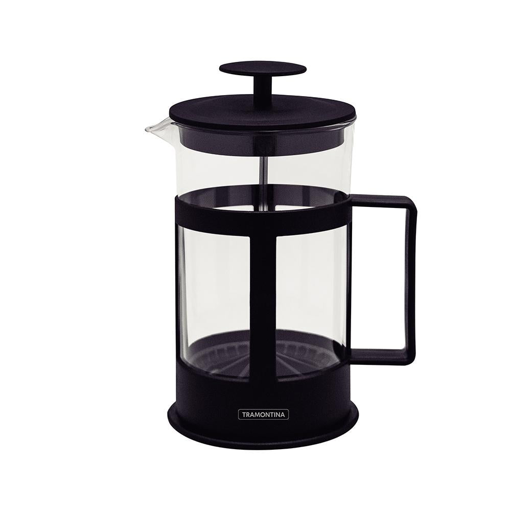 Cafeteira Francesa Para Café Gourmet em Vidro e Polipropileno Preto 1l - Tramontina 61767600