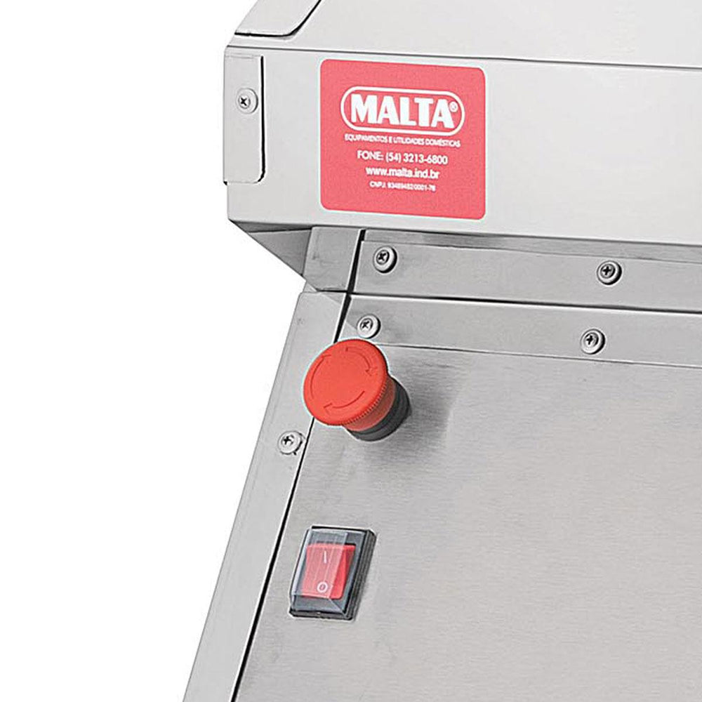 Cilindro Abridor Modelador de Massa de Pizza 300 Pizzas/h 20 a 50 Cm Bivolt 5542 - Malta