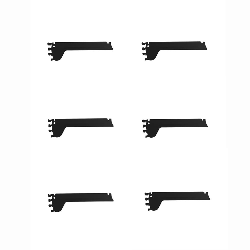 Kit 3 Bandejas Prateleiras 30x91 Gôndolas New Plus Preto Porta Etiqueta Azul - SA Gôndolas