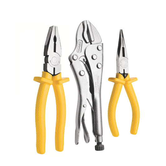 Kit Ferramentas Master Alicate Pressão 10"", Alicate Univ. 8"", Alicate Bico 6"" - Tramontina 43409110