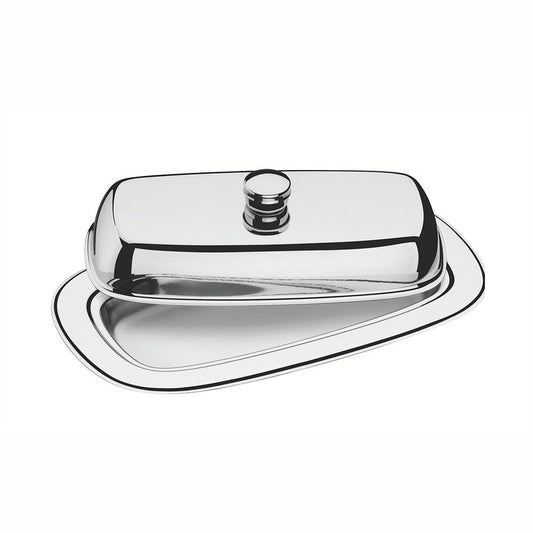 Manteigueira Inox Com Tampa Service Para Armazenar Manteiga Retangular - Tramontina 61424000