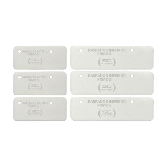 Kit - 3 Pares de Raspadores Silicone Prmog05 Mogmix - Progás