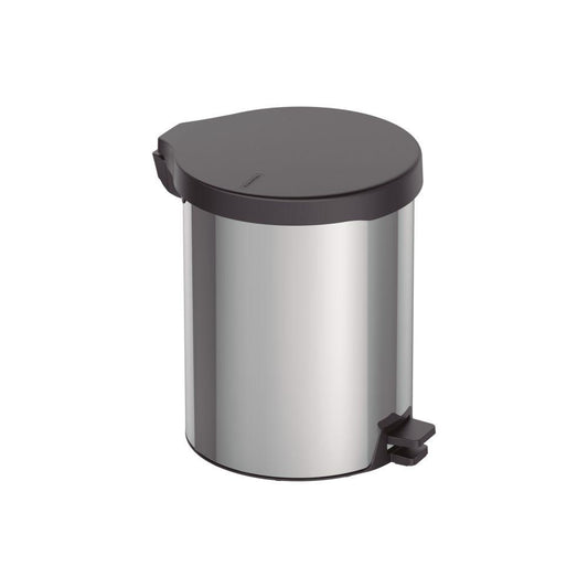 Lixeira Aço Inox Polido New Com Pedal 12 Litros Tampa Plástica - Tramontina 94538712