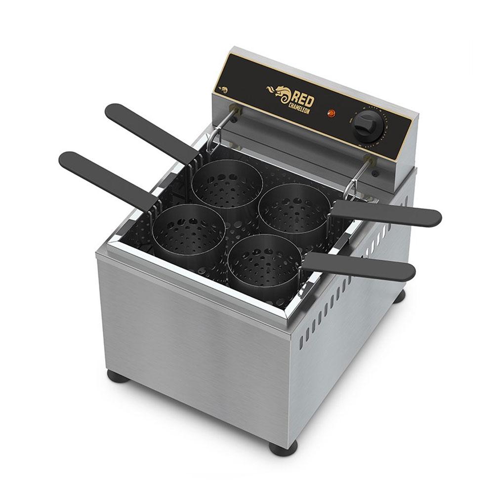 Cozedor de Massas Elétrico Comercial de Mesa 5000W CMA5000-2 220V - Red Chameleon