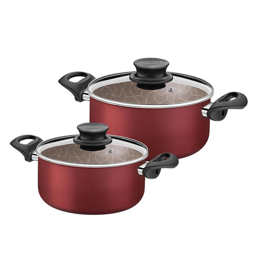 Jogo de Panelas Paris 2 Peças Alumínio Antiaderente Patv1 e Patv2 - Tramontina