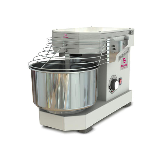 Amassadeira Espiral Padaria 5 kg massa pronta 10 Vel Compacta Aes-05 Branca Bivolt - Braesi