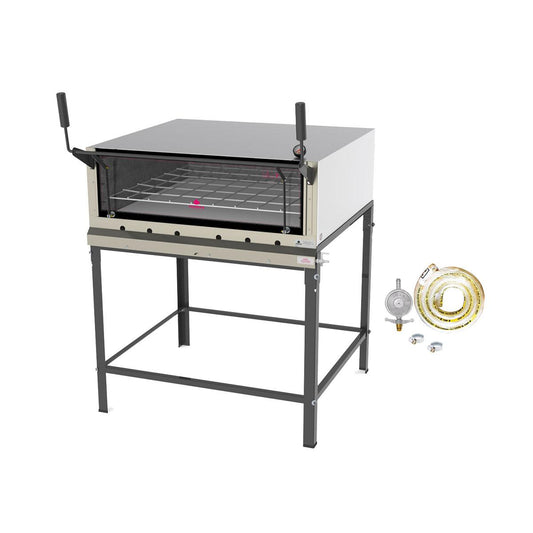 Kit - Forno Assador Refratário Gás Prp-900g + Kit Gás - Progás