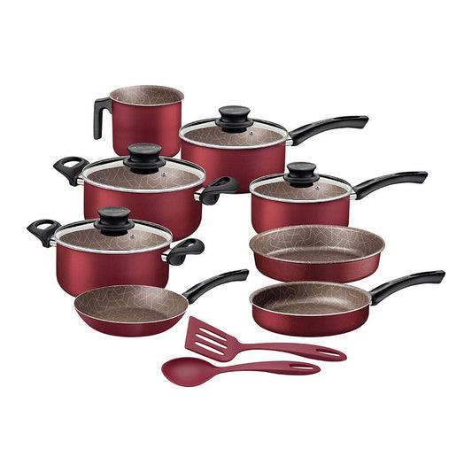 Jogo de Panelas Paris Alumínio Revestimento Antiaderente 10 Peças Vermelho - Tramontina 28599727
