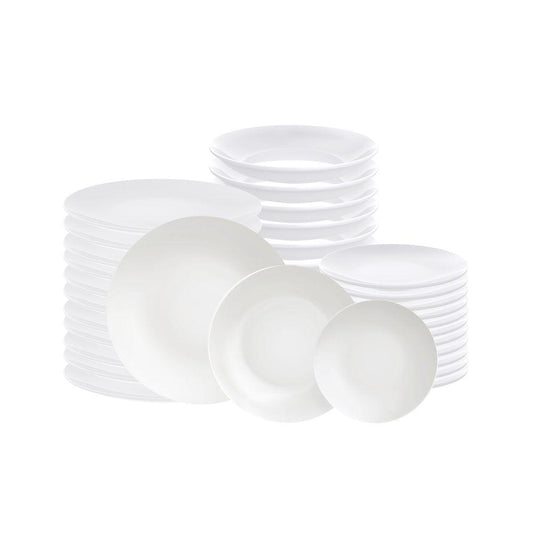 Jogo de Pratos 36 Peças Leonora em Porcelana Branco - Tramontina