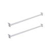 Conjunto 2 Réguas 92cm Para Gôndolas Premium Flex Branco - Amapá