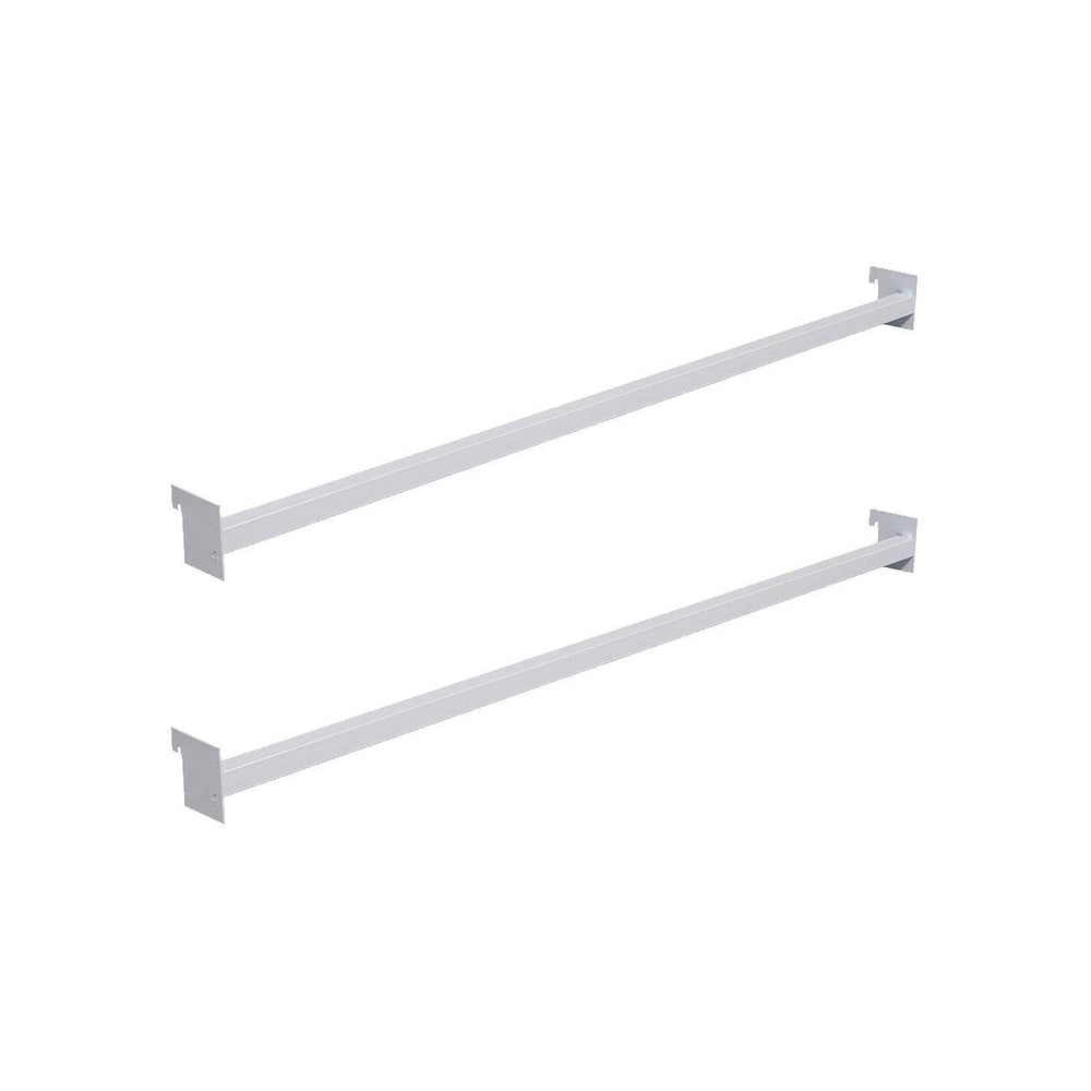 Conjunto 2 Réguas 92cm Para Gôndolas Premium Flex Branco - Amapá
