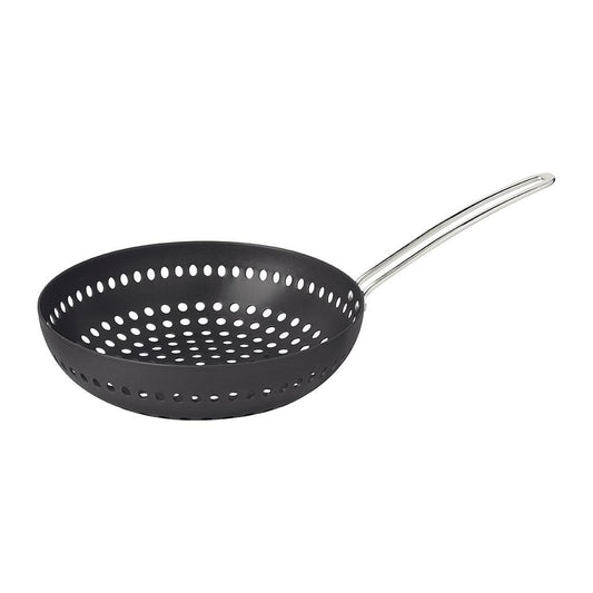 Grelha Wok Furada Churrasco em Alumínio Anodizado Com Cabo 26 cm ø - Tramontina 20847026