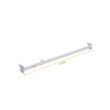 Conjunto 6 Réguas 92cm Para Gôndolas Premium Flex Branco - Amapá