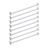 Conjunto 8 Réguas 92cm Para Gôndolas Premium Flex Branco - Amapá