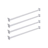 Conjunto 4 Réguas 92cm Para Gôndolas Premium Flex Branco - Amapá