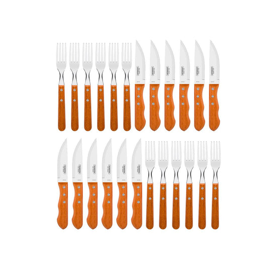 Kit - 2 Jogo de Churrasco Inox 12 Peças Dynamic - Tramontina