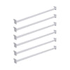 Conjunto 6 Réguas 92cm Para Gôndolas Premium Flex Branco - Amapá