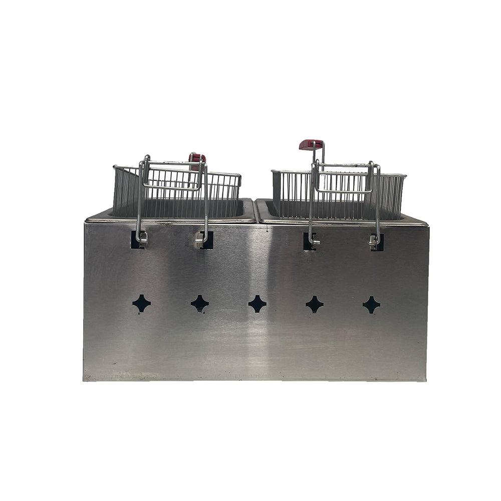 SEMINOVO - Fritador Retangular 2 Cestos Gás PR-20G - Progás