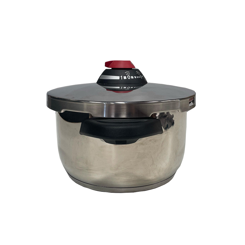 Semi - Panela de Pressão Solar Inox Fundo Triplo 5 Dispositivos de Segurança 22 cm 4,5 l - Tramontina 62513223