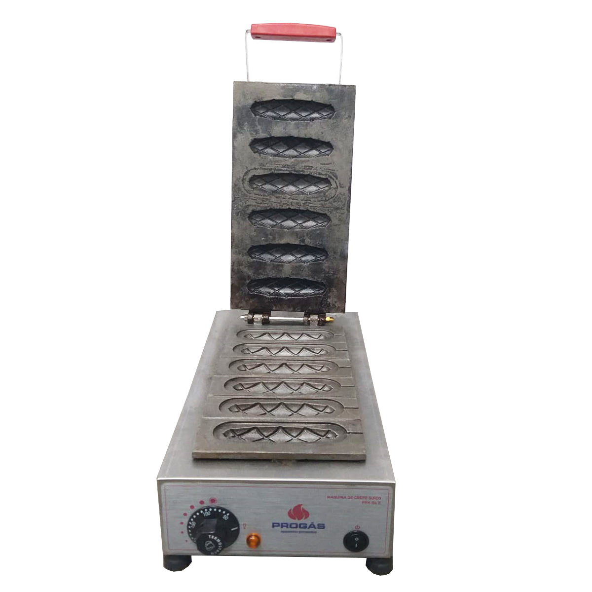 SEMINOVO - Prensa Elétrica de Crepes Suíço 06 Cavidades PRK-06 Style 127V - Progás