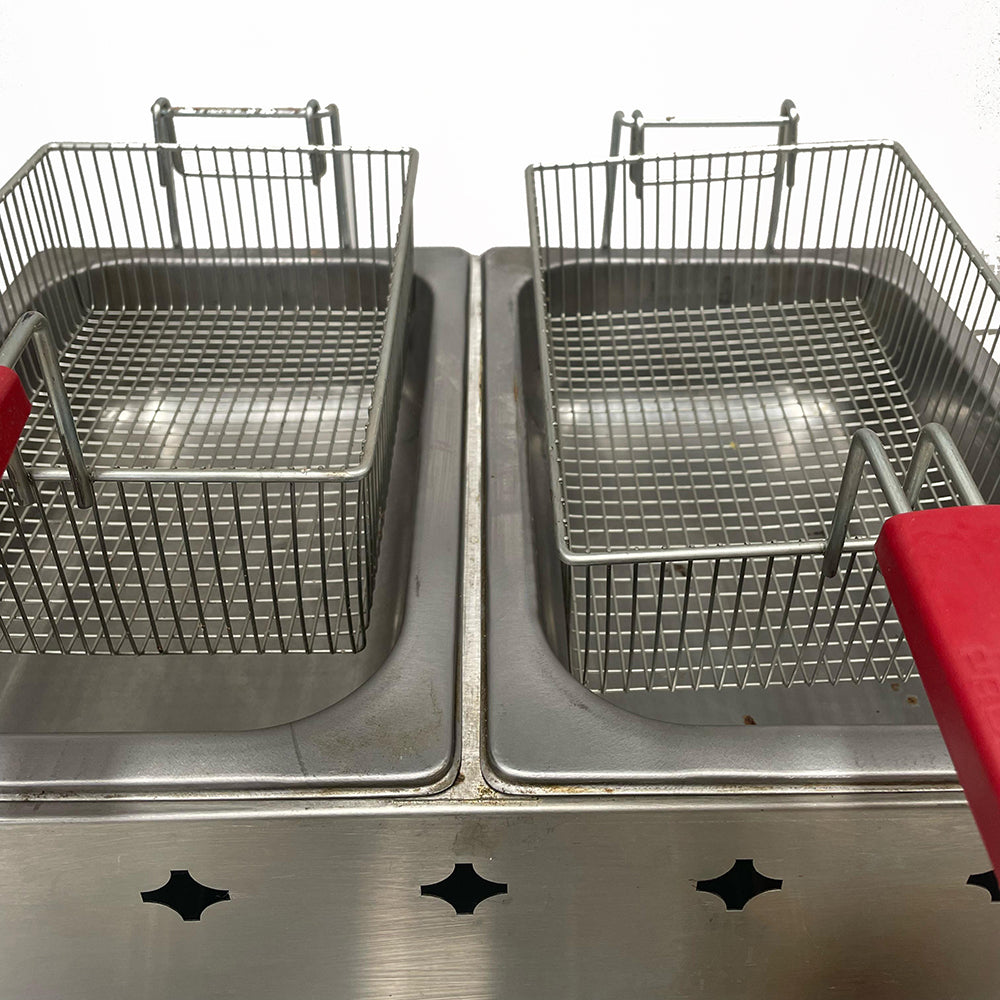 SEMINOVO - Fritador Retangular 2 Cestos Gás PR-20G - Progás