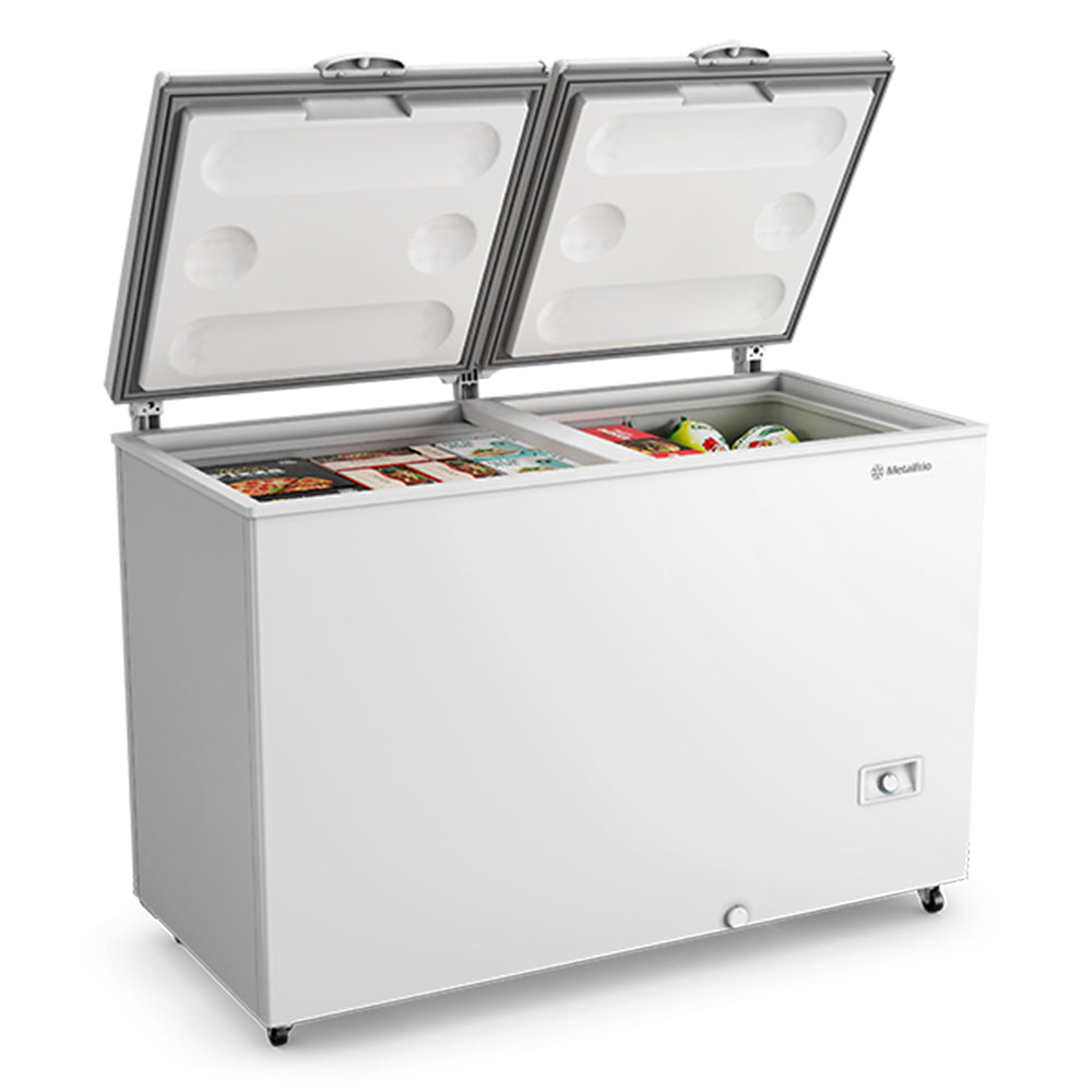Freezer Refrigerador Inverter Horizontal Dupla Ação +8 a -22ºc 417l Da420if Tech Bivolt - Metalfrio