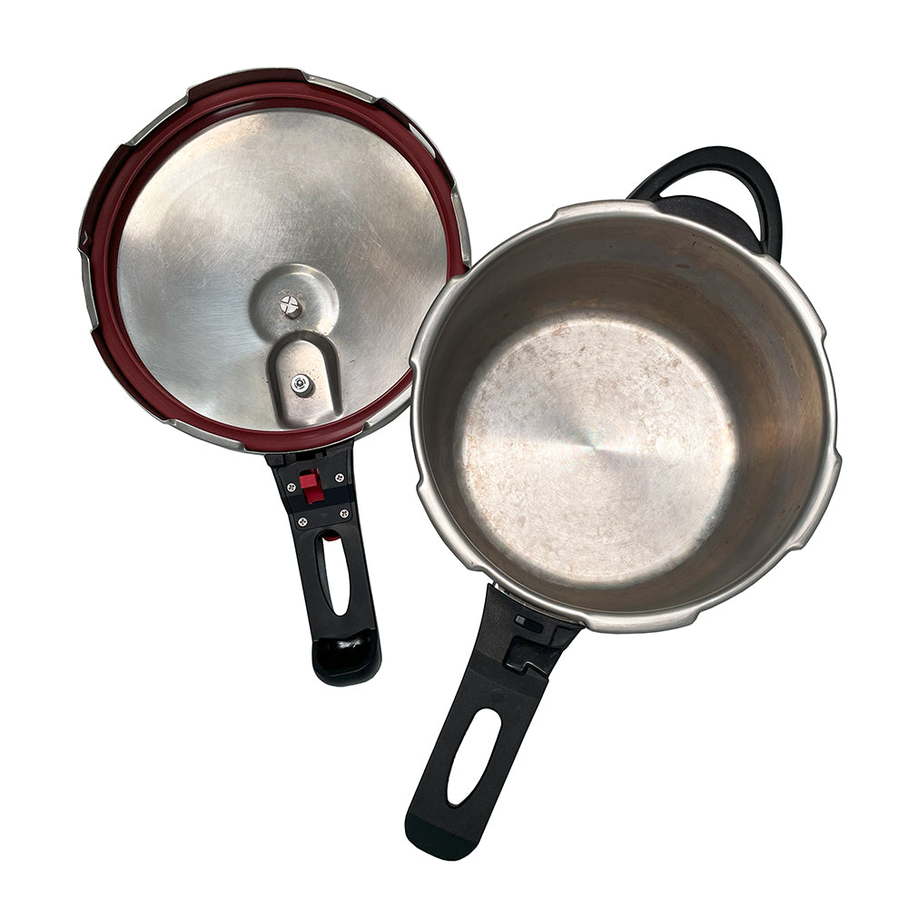 Semi - Panela de Pressão Solar Inox Fundo Triplo 5 Dispositivos de Segurança 22 cm 4,5 l - Tramontina 62513223