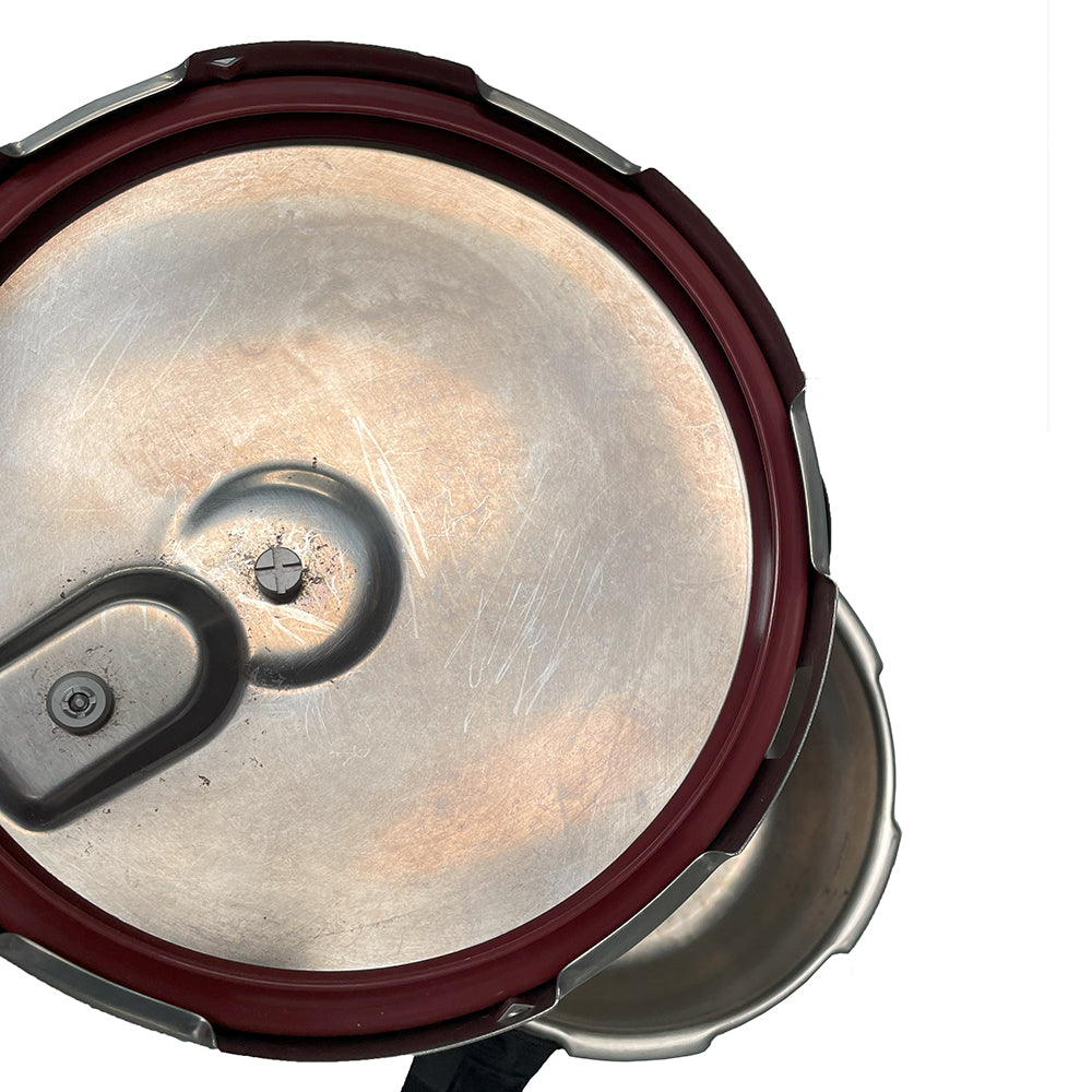 Semi - Panela de Pressão Solar Inox Fundo Triplo 5 Dispositivos de Segurança 22 cm 4,5 l - Tramontina 62513223