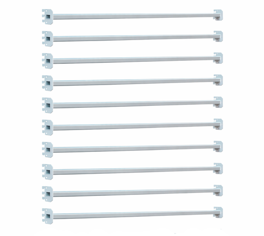 Kit 10 Réguas Para Gondola 91cm - SA Gôndolas