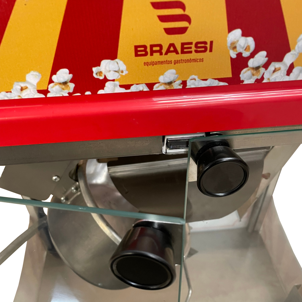 Semi - Máquina Pipoqueira Profissional Comercial Elétrica Inox BMP-150 220v - Braesi