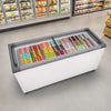 Freezer Horizontal Congelador 405/505 Litros Tampa De Vidro -18 ºC a -22 ºC NF55 - Metalfrio