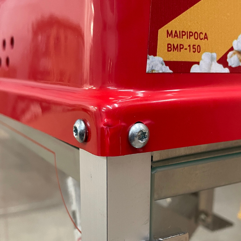 Semi - Máquina Pipoqueira Profissional Comercial Elétrica Inox BMP-150 220v - Braesi