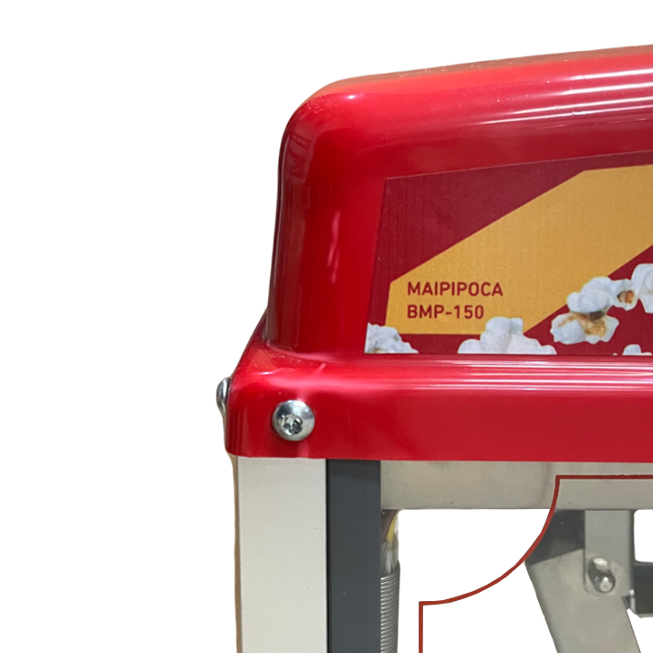 Semi - Máquina Pipoqueira Profissional Comercial Elétrica Inox BMP-150 220v - Braesi