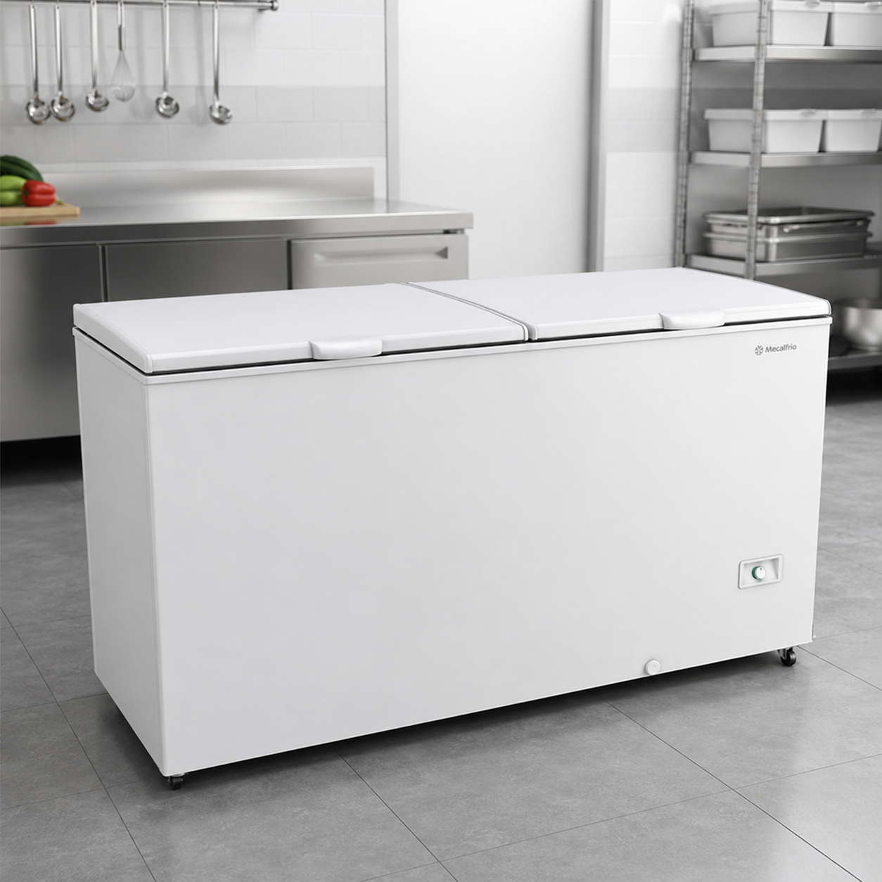 Freezer Horizontal Inverter Refrigerador 543 Litros Dupla Ação +8°C a -22ºC DA550IF Tech Bivolt - Metalfrio