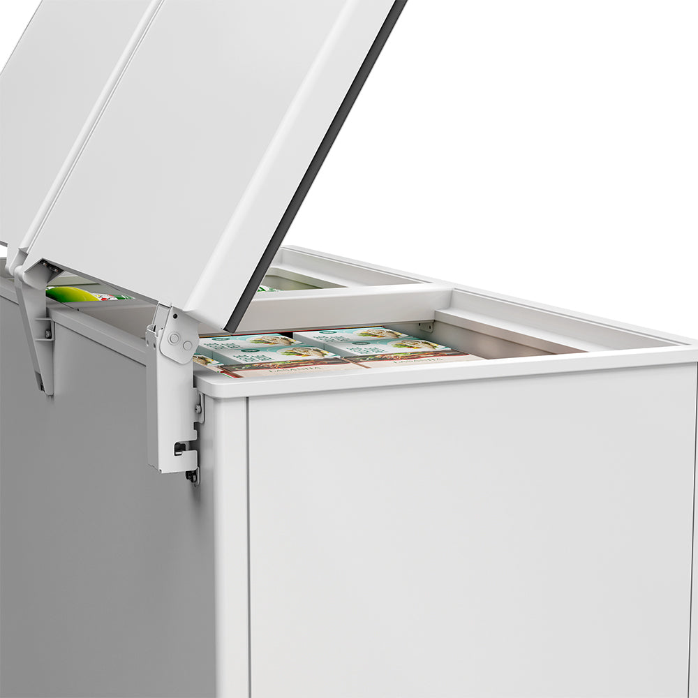 Freezer Refrigerador Inverter Horizontal Dupla Ação +8 a -22ºc 417l Da420if Tech Bivolt - Metalfrio