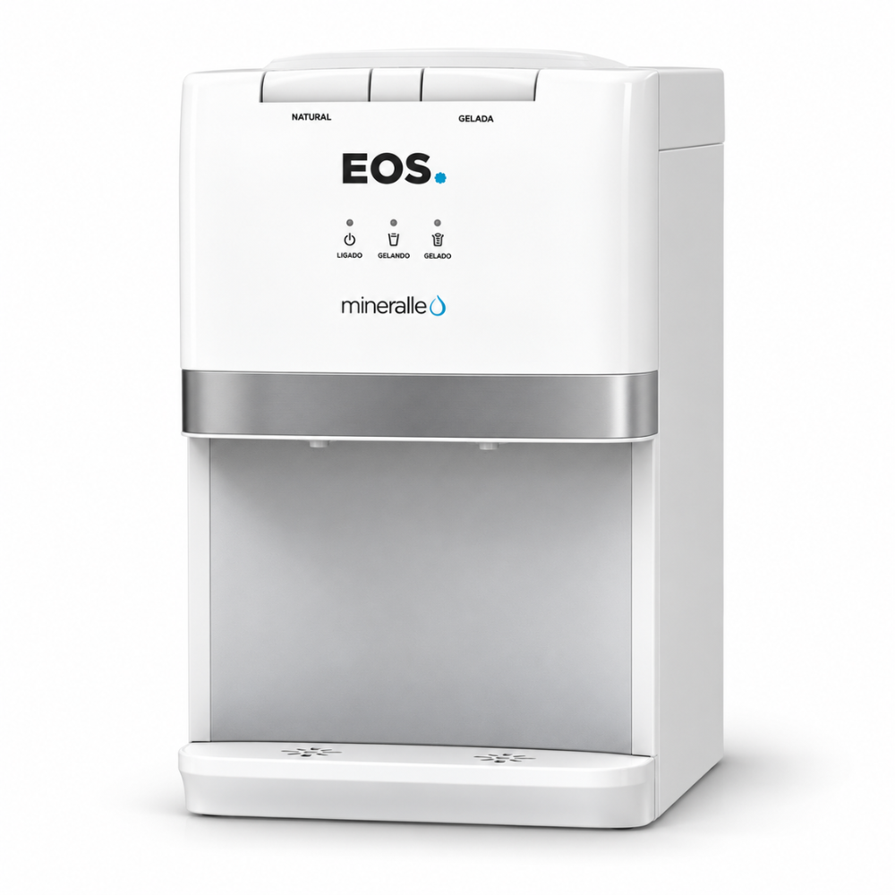 Bebedouro de Mesa Galão Mineralle Compressor Branco EBC041B 127v - Eos