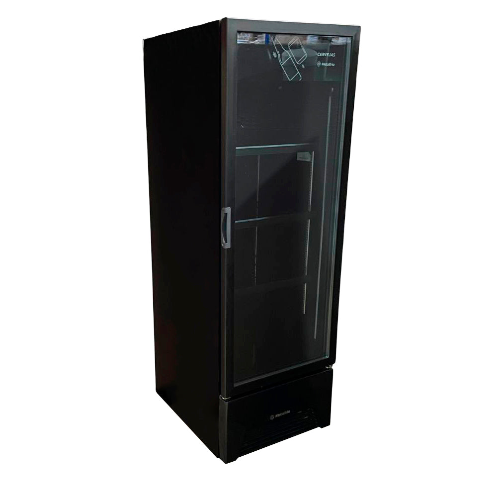SEMINOVO - Cervejeira Expositor Vertical Porta de Vidro 497 Litros VN50AH Optima All Black 127V - Metalfrio