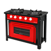 Fogão Industrial 2 Bocas Duplas a Gás com Forno Bravo Vermelho BR2BF – Venâncio