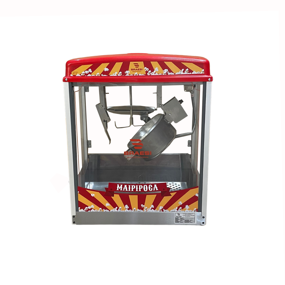 Semi - Máquina Pipoqueira Profissional Comercial Elétrica Inox BMP-150 220v - Braesi