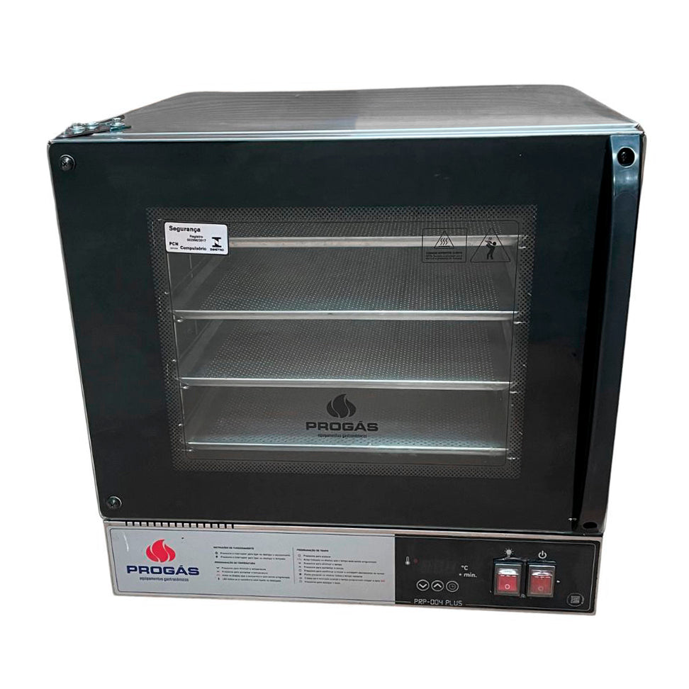 SEMINOVO - Turbo Elétrico Fast Oven PRP-004 Plus Digital 220V Preto - Progás