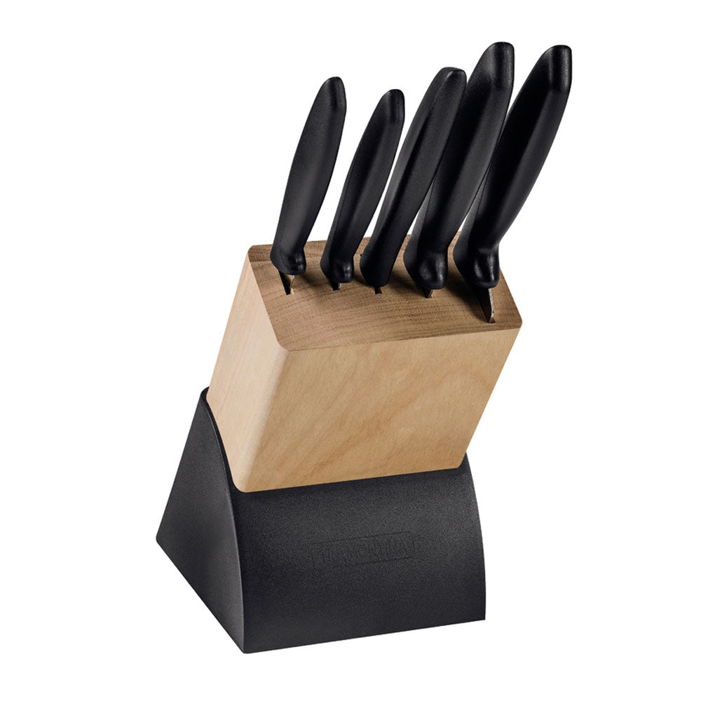 Kit - Faqueiro Plenus 6 Peças + 1 Panela Wok 36cm Vermelha - Tramontina