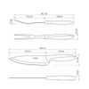 Jogo Trinchante Plenus Com Lâminas em Aço Inox e Cabos Pretos 2 Peças - Tramontina 23498410
