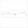 SEMINOVO - Frigideira Funda Piemonte em Alumínio 2,5mm Antiaderente Preto 28 cm 4 l Preto - Tramontina 28351028