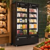 Autosserviço Expositor Vanguard Para Refrigerados 2 Portas Preto 0°C a 7 ºC ASVR2PPP 220V - Refrimate