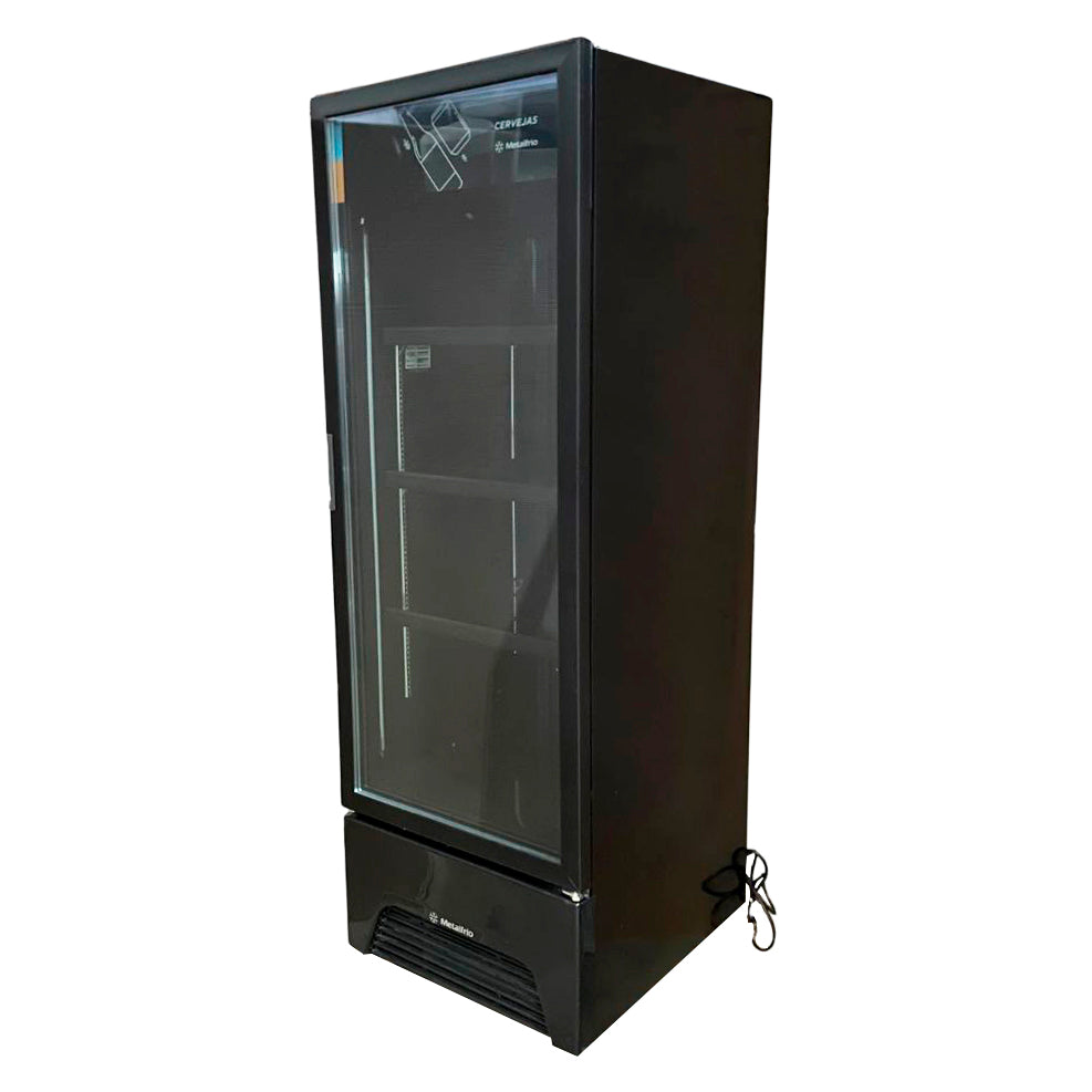 SEMINOVO - Cervejeira Expositor Vertical Porta de Vidro 497 Litros VN50AH Optima All Black 127V - Metalfrio