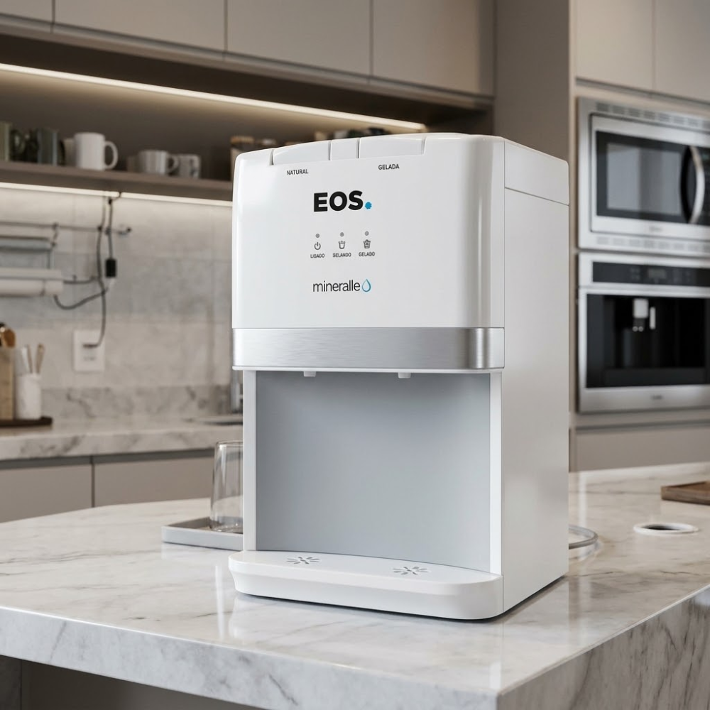Bebedouro de Mesa Galão Mineralle Compressor Branco EBC041B 127v - Eos