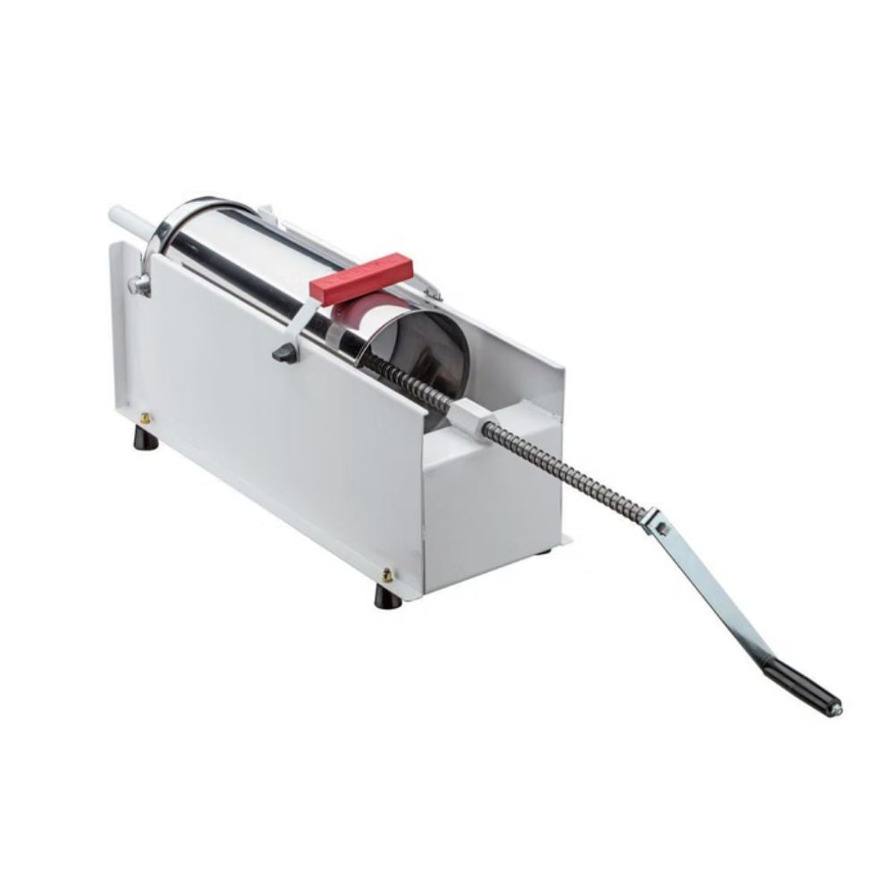 Ensacadeira de Linguiça Manual Profissional Inox Horizontal 8 Litros com Fuso 5719 – Malta
