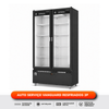 Autosserviço Expositor Vanguard Para Refrigerados 2 Portas Preto 0°C a 7ºC ASVR2PPB 220V - Refrimate